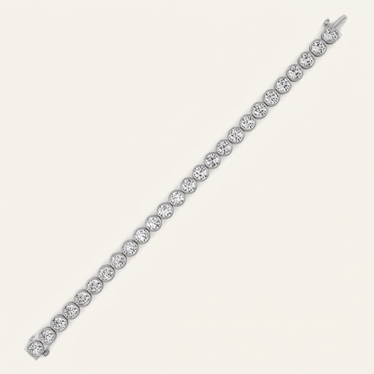 15CT Round Cut Lab Grown Diamond Tennis Bracelet