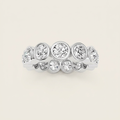 3.2CT Round Cut Lab Grown Diamond Eternity Ring