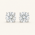 3.15CT Round Cut Lab Grown Diamond Earrings
