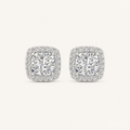 2.25CT Cushion Cut Lab Grown Diamond Earrings