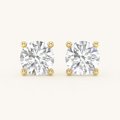 0.50CT Round Cut Lab Grown Diamond Earring