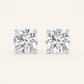 1.00CT Round Cut Lab Grown Diamond Earring