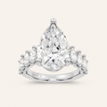 14K 9.00CT Certified Lab Grown Engagement Ring
