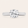 0.50CT Round Cut Lab Grown Diamond Solitaire Ring