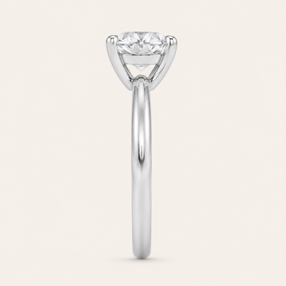 0.50CT Round Cut Lab Grown Diamond Solitaire Ring