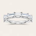 1.89CT Emerald Cut Lab Grown Diamond Enhancers Ring