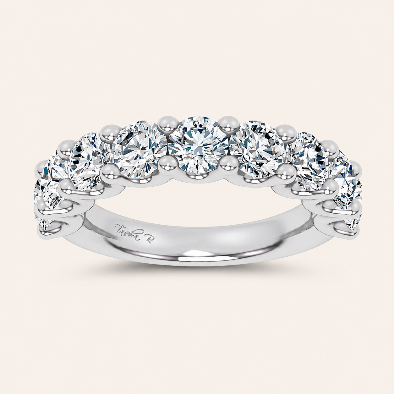 2.97CT Round Cut Lab Grown Diamond Enhancers Ring