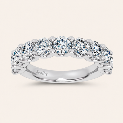 2.97CT Round Cut Lab Grown Diamond Enhancers Ring