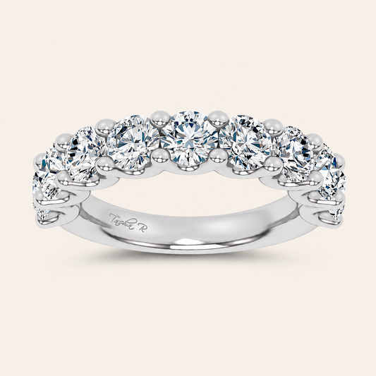 2.97CT Round Cut Lab Grown Diamond Enhancers Ring