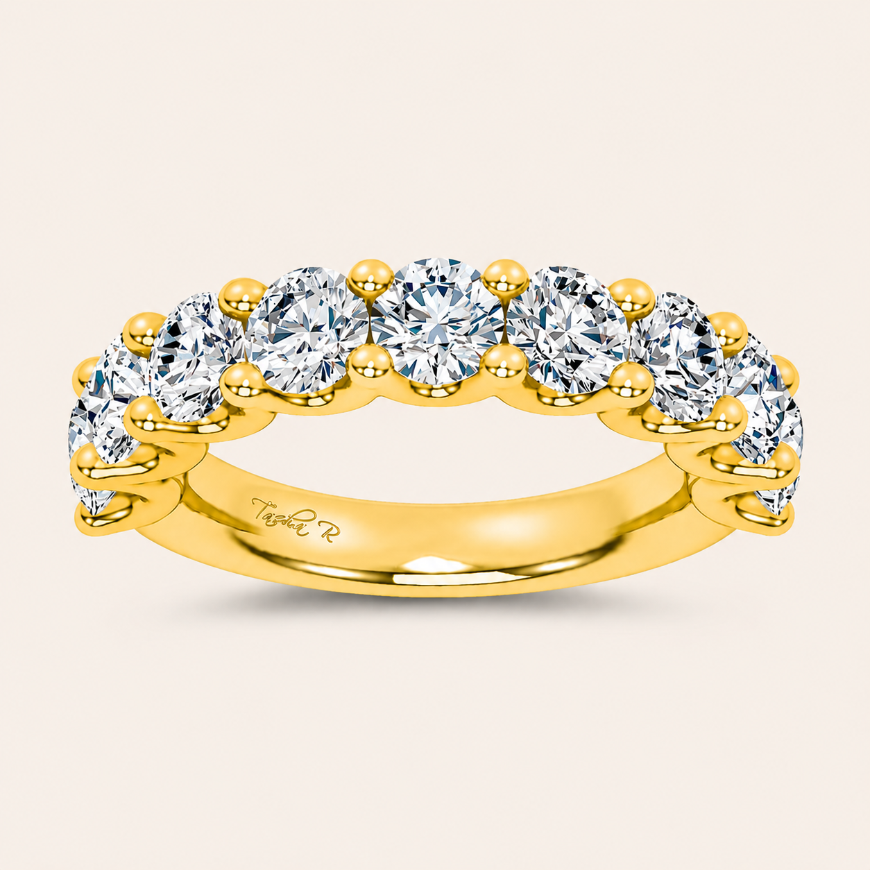 2.97CT Round Cut Lab Grown Diamond Enhancers Ring