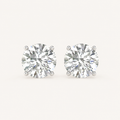 5.00CT Round Cut Lab Grown Diamond Earrings