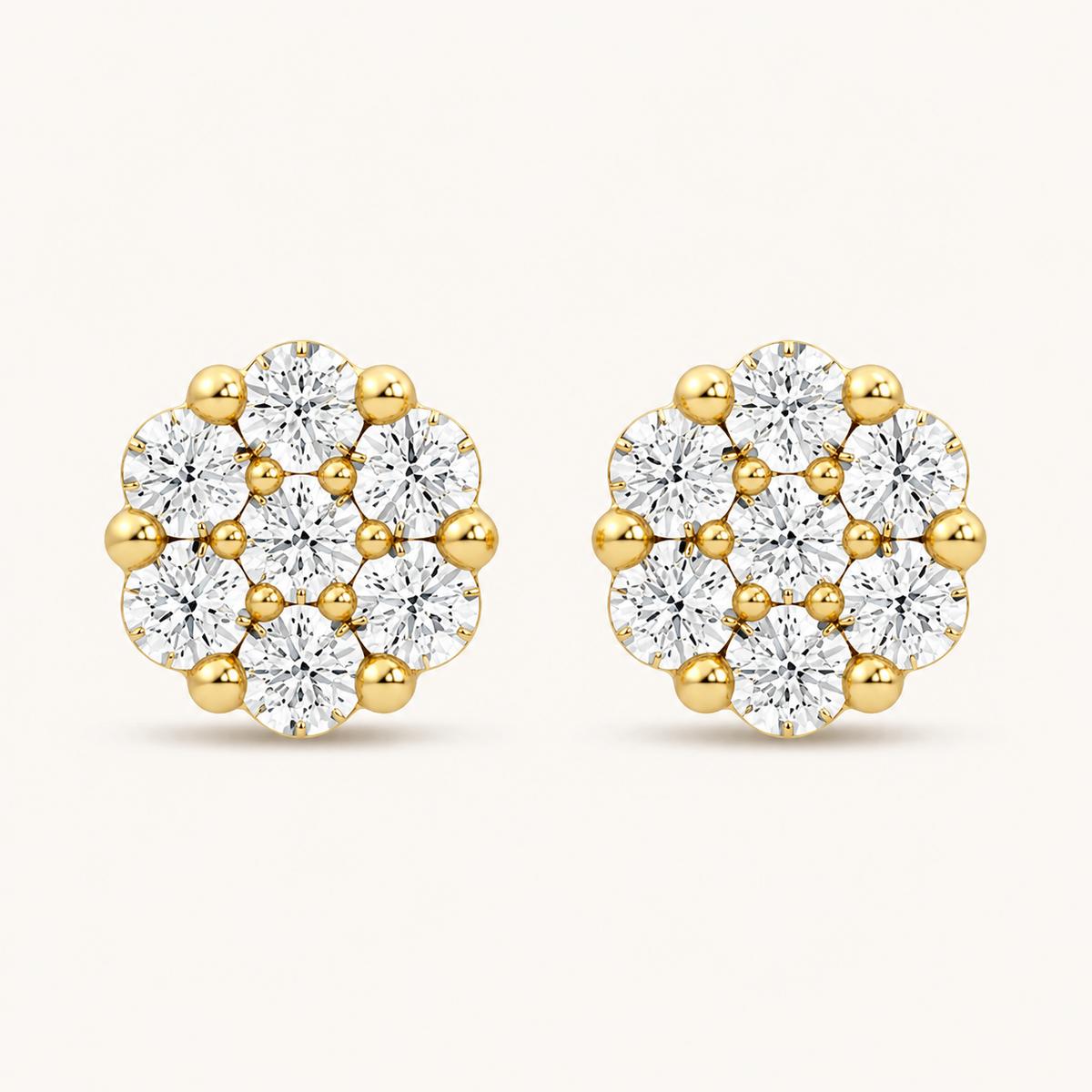 14K 0.69CT Lab Grown DIAMOND EARRING