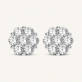1.00CT Round Cut Lab Grown Diamond Earring