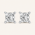 0.50CT Princess Cut Lab Grown Diamond Earring