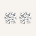 2.00 CT Round Cut Lab Grown Diamond Earrings