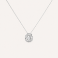 1CT Round Cut Lab Grown Diamond Pendant Necklace