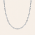 30CT Emerald Cut Lab Grown Diamond Tennis Necklace