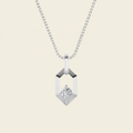 0.25CT Round Cut Lab Grown Diamond Fancy Pendant