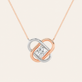 1CT Round Cut Lab Grown Diamond Necklace Pendant