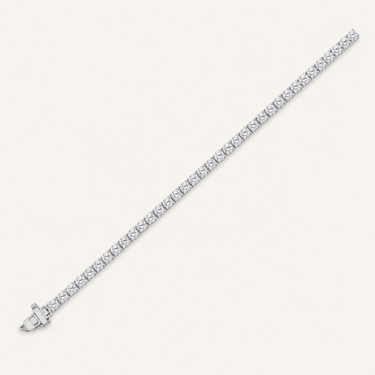 10CT Round Cut Lab Grown Diamond Tennis Bracelet