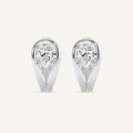1.5CT Oval Cut Lab Grown Diamond Fashion Earrings