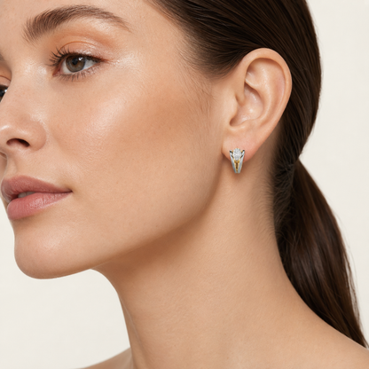 1.5CT Pear Cut Lab Grown Diamond Fashion Earrings