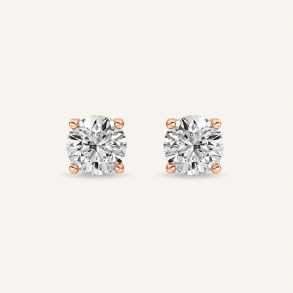 1.5CT Oval Cut Lab Grown Diamond Solitaire Accent Huggie Earrings