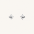 0.25CT Round Cut Lab Grown Diamond Stud Earrings