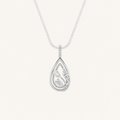 1CT Marquise Cut Lab Grown Diamond Pendant Necklace