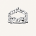 1CT Round Cut Certified Lab Grown Diamond Band