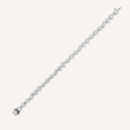 10.25CT Mixed Cut Lab Grown Diamond Bracelet