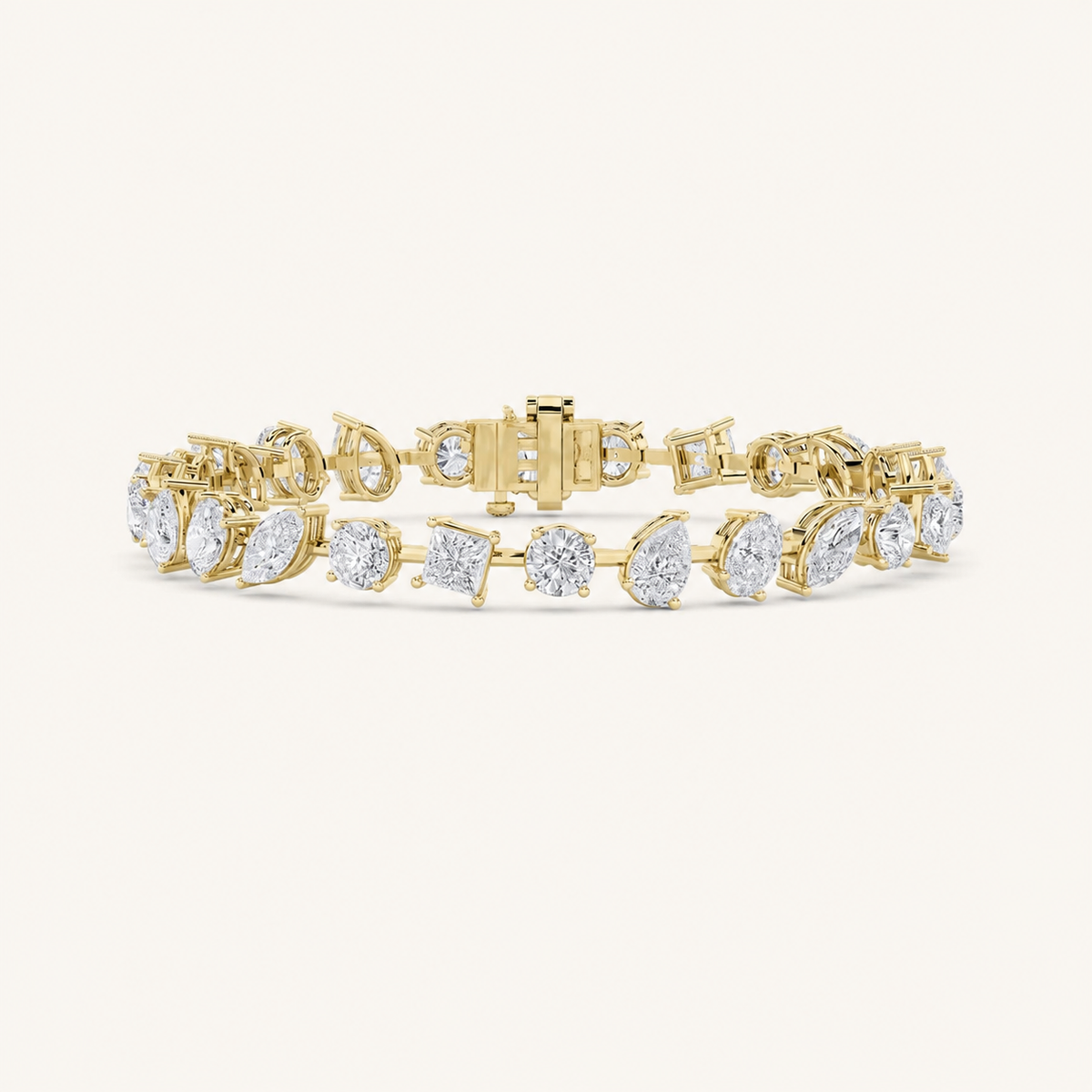 10.25CT Mixed Cut Lab Grown Diamond Bracelet