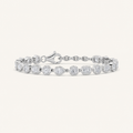4CT Mixed Cut Lab Grown Diamond Bracelet