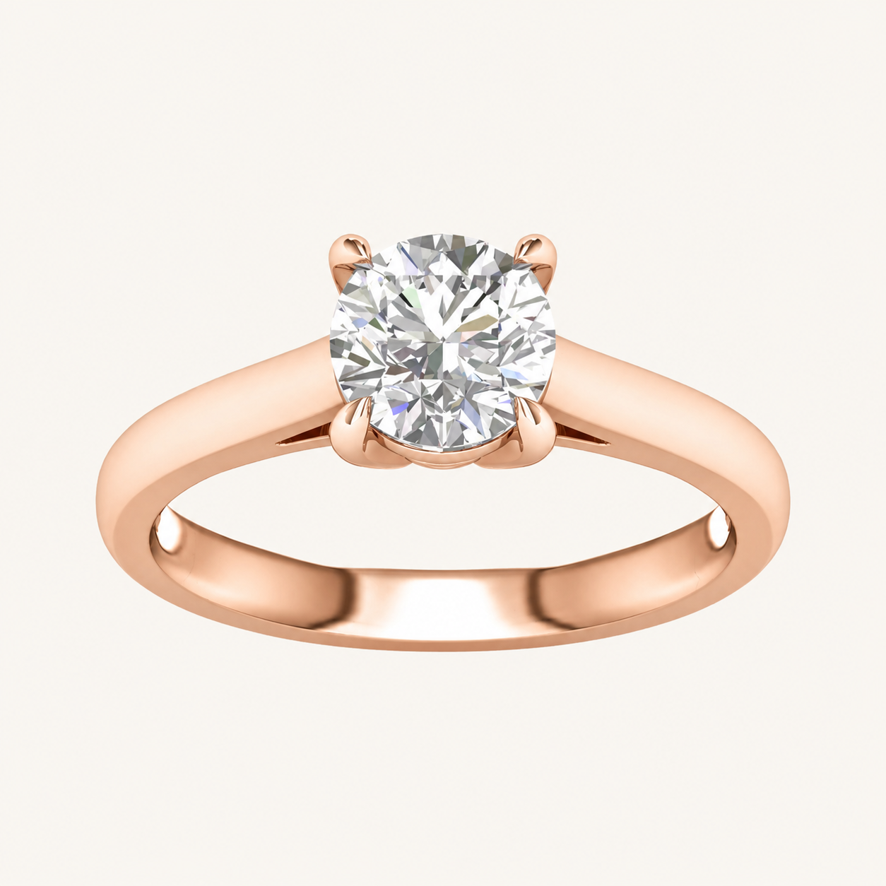1.5CT Elongated Cushion Cut Lab Grown Diamond Solitaire Ring