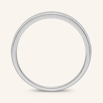 0.48CT Round Cut Diamond Men's Ring