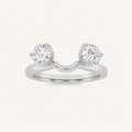1CT Round Cut Lab Grown Diamond Wrap Ring