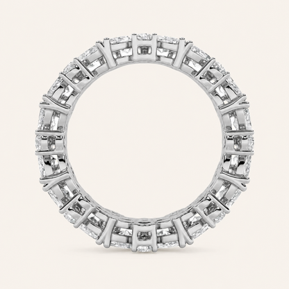 3CT Marquise Cut Lab Grown Diamond Eternity Band Ring