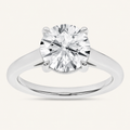 0.50CT Round Cut Lab Grown Diamond Solitaire Ring