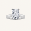 2CT Elongated Cushion Cut Lab Grown Diamond Engagement Ring