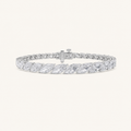 13CT Marquise Cut Lab Grown Diamond Tennis Bracelet