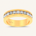 1CT Round Cut Lab Grown Diamond Men's Band