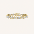 10CT Round Cut Lab Grown Diamond Tennis Bracelet