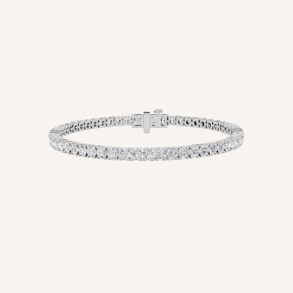 7CT Round Cut Lab Grown Diamond Tennis Bracelet