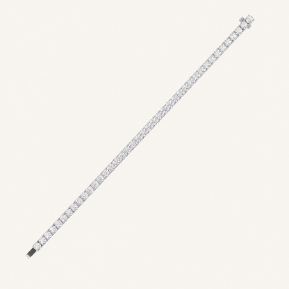 7CT Round Cut Lab Grown Diamond Tennis Bracelet