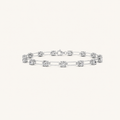 3CT Round Cut Lab Grown Diamond Tennis Bracelet