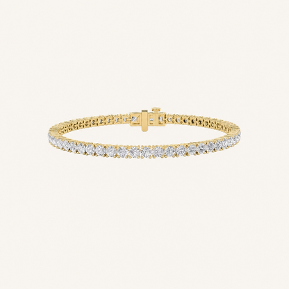 6CT Round Cut Lab Grown Diamond Tennis Bracelet