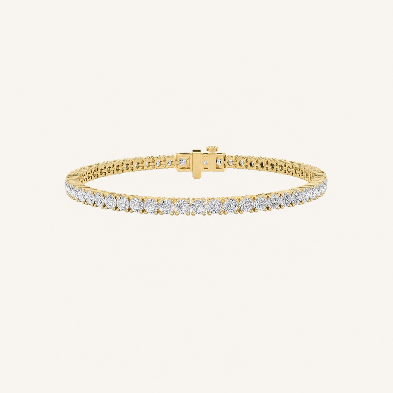9CT Round Cut Lab Grown Diamond Classic Tennis Bracelet
