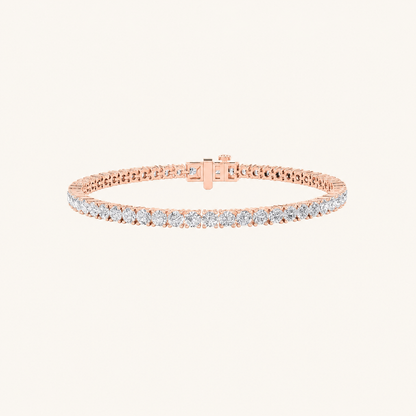 6CT Round Cut Lab Grown Diamond Tennis Bracelet