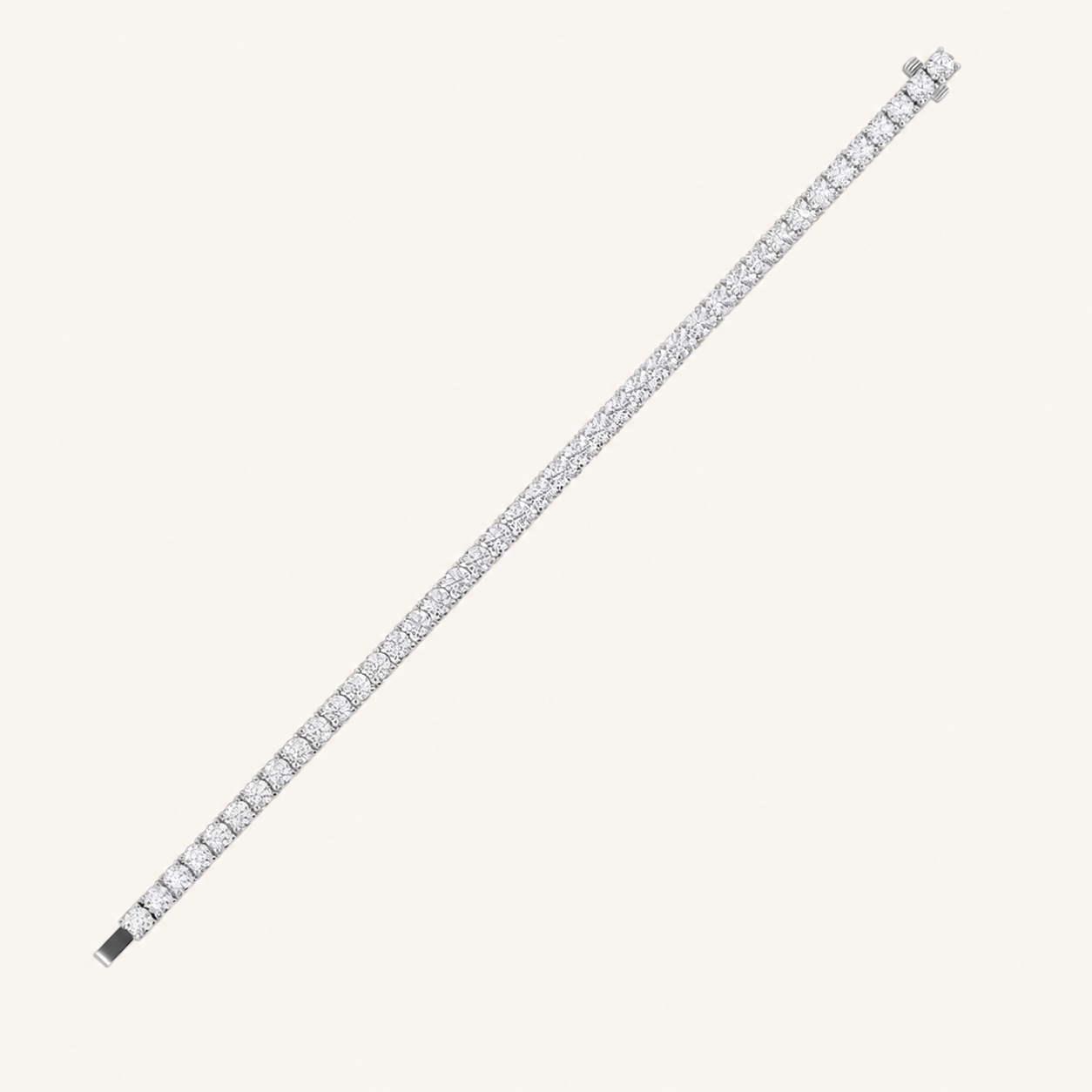 6CT Round Cut Lab Grown Diamond Tennis Bracelet