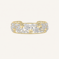 23.5CT Pear Cut Lab Grown Diamond Cuff Bracelet